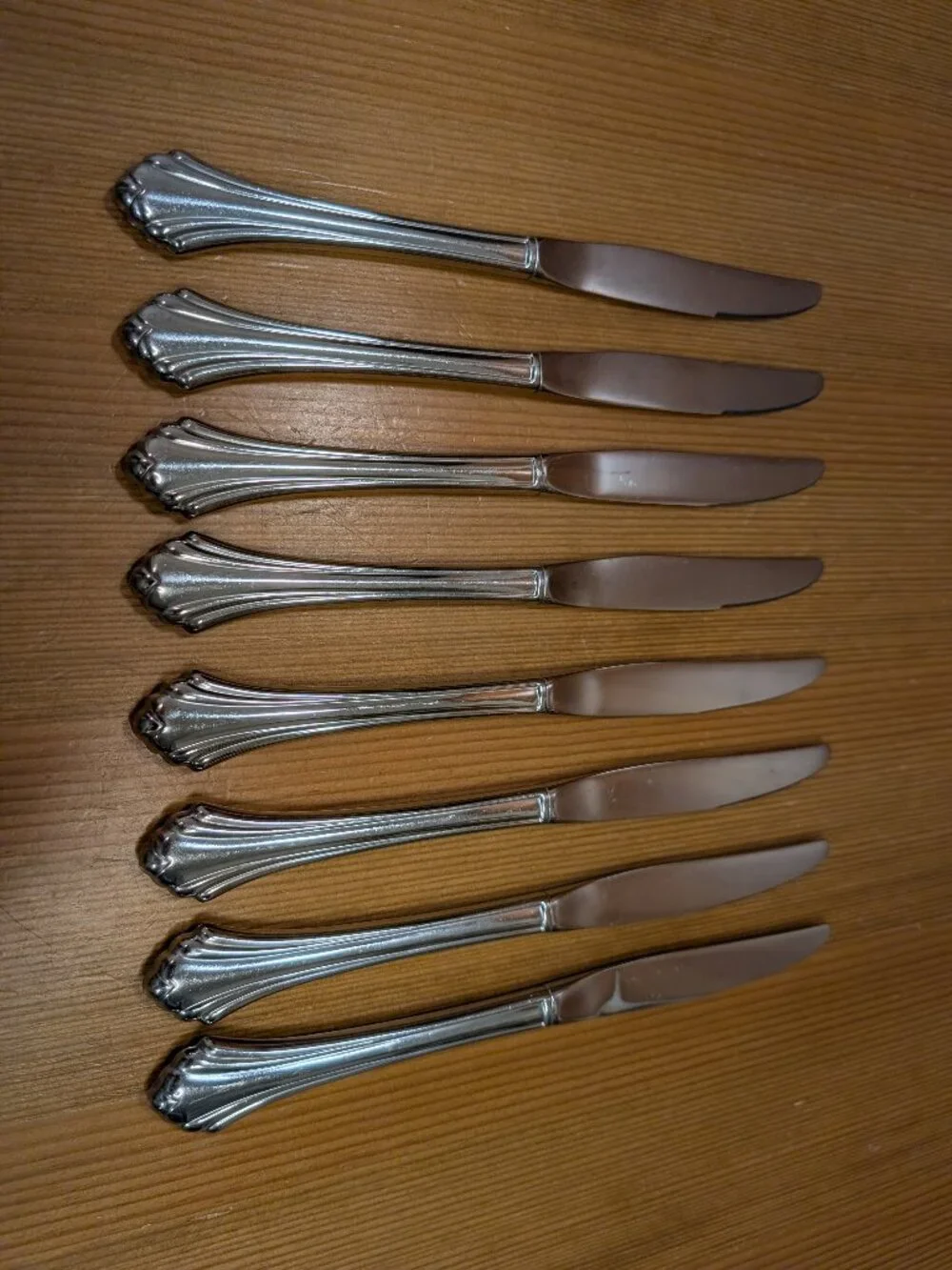 Set of 8 Oneida BANCROFT Stainless Steel 9